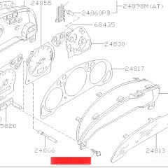 Genuine Nissan OEM Screw For Speedometer For Silvia S15 01451-00581