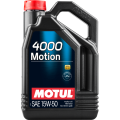 Motul Engine Oil 4000 MOTION 15W50 5L