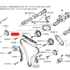 Genuine Nissan OEM Top Timing Chain Slack Guide For Fairlady Z Z34 370Z VQ37VHR