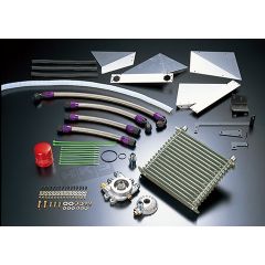 HKS Oil Cooler Kit for Mitsubishi Evo 9 Combined Twin Core System 