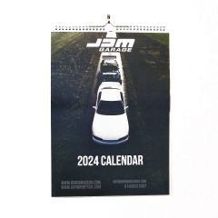 JDMGarageUK A3 2024 Wall Calendar  