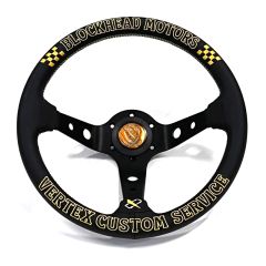 VERTEX BLOCK HEAD MOTORS Steering Wheel [STE-BHS] - Preorder April 2024