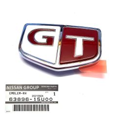Genuine Nissan OEM Front Wing Emblem Badge For Nissan Skyline R33 GTST Spec 1 & 2 63896-15U00