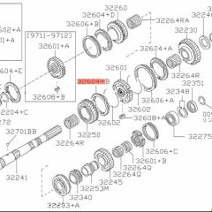 Genuine Nissan OEM Gearbox 2nd Gear Baulk Ring For Nissan R32 R33 GTST GTS-4 GTR R34 GTT GT-FOUR 32604-30P20
