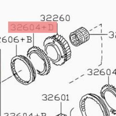Genuine Nissan OEM Gearbox 3rd Gear Baulk Ring For Nissan R32 R33 GTST GTS-4 GTR R34 GTT GT-FOUR 32604-30P21