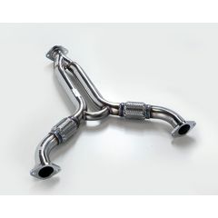 HKS SS Centre Pipe Fits Nissan GT-R R35 (With Silencer) (Track Only)