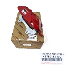 Genuine Toyota OEM Red Painted "Circuit Package" LH Front Brake Caliper For Yaris GR G16E-GTS 2020+ 47750-52400