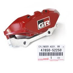 Genuine Toyota OEM Red Painted "Circuit Package" LH Rear Brake Caliper For Yaris GR G16E-GTS 2020+ 47850-52250