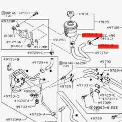 Genuine Nissan Power Steering Clamp For Silvia S15 Spec S R 49729-2J00B