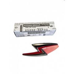 Genuine Nissan OEM Red Lightning Bolt Front Bonnet Badge Emblem For Nissan Silvia S15 65892-85F00