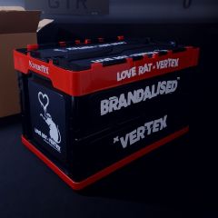 Vertex Japan BRANDALISED x VERTEX Banksy “Love Rat” Foldable Container Box **Limited Edition**