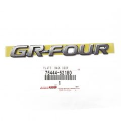 Genuine Toyota OEM "GR-Four" Rear Boot Badge For Yaris GR G16E-GTS 20+ 75444-52180 