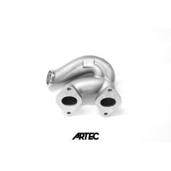 Artec Stainless Steel Cast V-Band Open Scroll Turbo Manifold Mazda RX-7 FD 13B with Turbosmart WG50 50mm Wastegate Flange