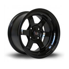 Rota Grid-V Alloy Wheel 15"x8" 4x100 ET0 Black