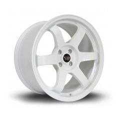 Rota Grid Alloy Wheel 17"x9" 4x100 ET25 White