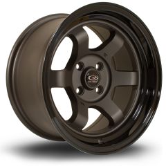 Rota Grid Max Alloy Wheels 15x8 4x100 ET0 Black