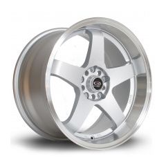 Rota GTR-D Alloy Wheel 18X10 5X114 ET12 Silver W Polished Lip