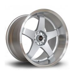 Rota GTR-D Alloy Wheel 18X12 5X114 ET20 Silver With Polished Lip