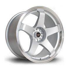 Rota GTR Alloy Wheel 18"x9.5" 5x114 ET12 Silver with Polished Lip