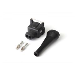 Haltech Plug and Pins Only - Bosch EV1 (Square) 2 Pin Junior Timer Female Connector