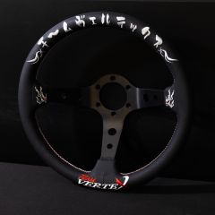 VERTEX Steering Wheel KUMADORI 330mm 90mm Deep 