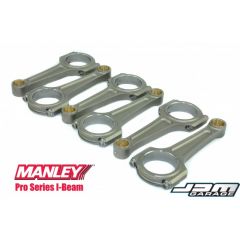 Manley Performance I-Beam Connecting Rod Fits Nissan Skyline RB25DET RB26DETT R32 R33 R34 GTR GTST 21mm Pin