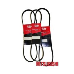 Gates Auxiliary Belts For Mitsubishi Pajero Evolution V55W 6G74