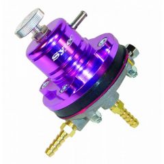 Sytec 1:1 Adjustable Motorsport Fuel Pressure Regulator 8mm (Purple)