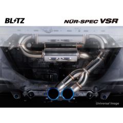 Blitz Nur Spec VSR Exhaust System - 62072V - Evo10 , Evo X