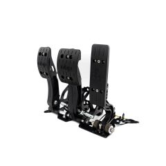 OBP Motorsport Racing Series Pedal System - Black / Floor Mount Bulkhead Fit 3 Pedal - Black