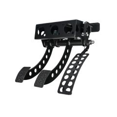 OBP Motorsport Victory Top Mounted Cockpit Fit 3 Pedal System - Flat Steel Pedals