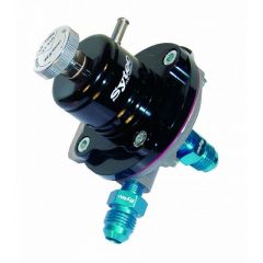 SYTEC SAR Regulator 1:1 (Black) fuel pressure regulator & Fittings Blue