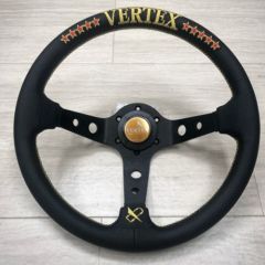 VERTEX Steering Wheel 10STARS / GOLD 330mm 90mm