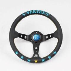VERTEX Steering Wheel 7STAR / BLUE MINT 330mm 90mm Deep 