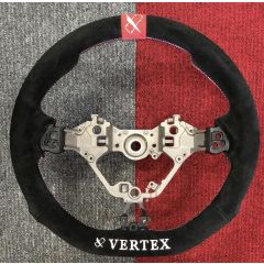 VERTEX Steering Wheel TOP RED MODEL for GR86/NEW BRZ / SUEDE 350×345mm