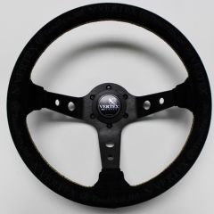 VERTEX Steering Wheel KING of VERTEX / SUEDE 350mm 90mm