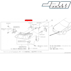 Genuine Nissan OEM LH Non-HID Black Headlight For Silvia S15 Spec S / R 26060-85F27