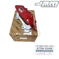 Genuine Toyota OEM Red Painted "Circuit Package" LH Front Brake Caliper For Yaris GR G16E-GTS 2020+ 47750-52400