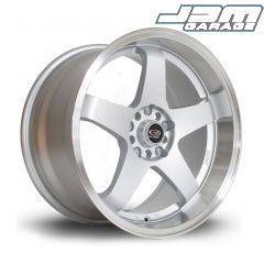 Rota GTR-D Alloy Wheel 18X9.5 5X114 ET25 Silver With Polished Lip