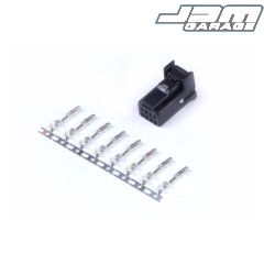 Haltech Plug and Pins Only - 8 Pin Black Tyco
