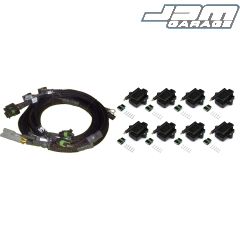 Haltech V8 Ford Small/Big Block 8 x Individual High Output IGN-1A Inductive Coil and Harness Kit
