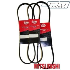 Gates Auxiliary Belts For Mitsubishi Lancer Evolution 1 I 4G63T 