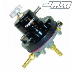 Sytec 1:1 Adjustable Motorsport Fuel Pressure Regulator 8mm (Black)