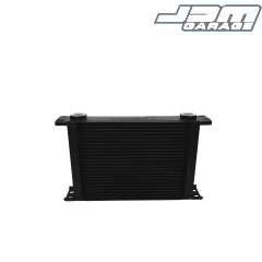OBP Motorsport Black 25 Row Oil Cooler with M22 Female Fittings, 235mm Matrix