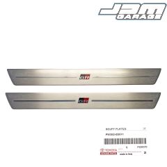 Genuine Toyota OEM LH & RH Scuff Plates For Yaris GR G16E-GTS 2020+ PW382-0D011