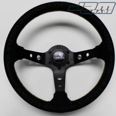 VERTEX Steering Wheel KING of VERTEX / SUEDE 350mm 90mm