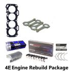 4E-FTE 4E-FE Engine Rebuild Package For Toyota Starlet GT Turbo / Glanza 